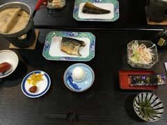 田代別館の最後の朝食です。