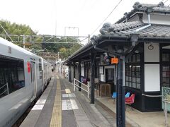 　１５分の上有田で下車。無人駅です。