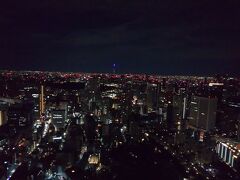 夜明け前の東京の夜景