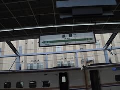 　長野駅停車、8分遅れくらいで到着です。