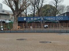 上野動物園は閉園中。