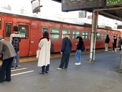 ■吉備線（桃太郎線）■ 12:03
年末にもさんざん乗ったキハ40です。総社駅まで行きます。岡山12:12→12:48総社。