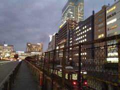 天王寺駅と大阪マリオット都ホテルが見えます。