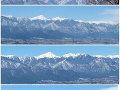 アルプス公園からの絶景です。
展望室からまわりの山々を360度見る事ができます。