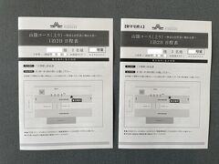 日程表。
持ち出し用と留守宅用と2部あります。
