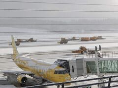 青森空港には除雪部隊「ホワイトインパルス」がいます。
ものすごい勢いで滑走路を除雪
職人技に見入ってしまいました