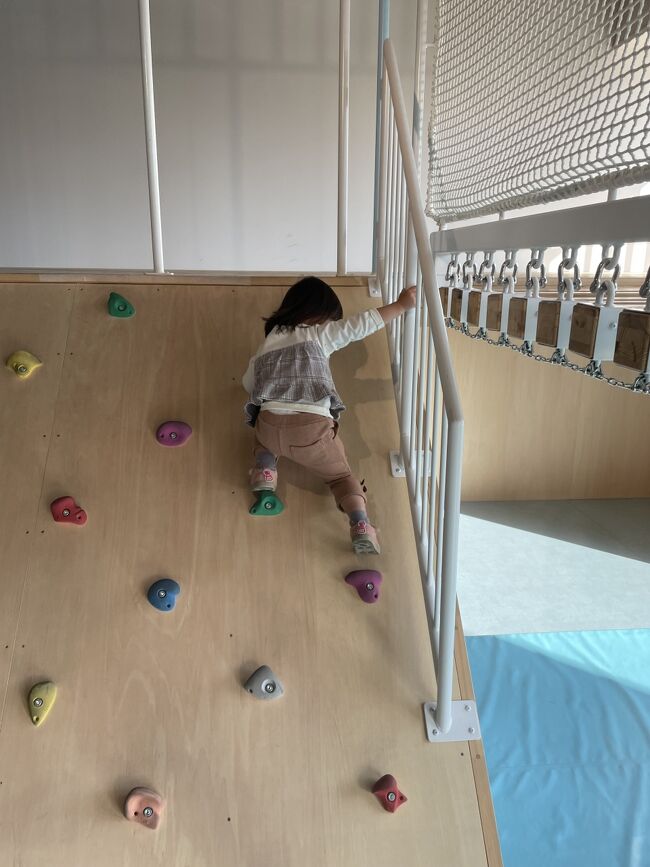 次は、ボルダリング。
