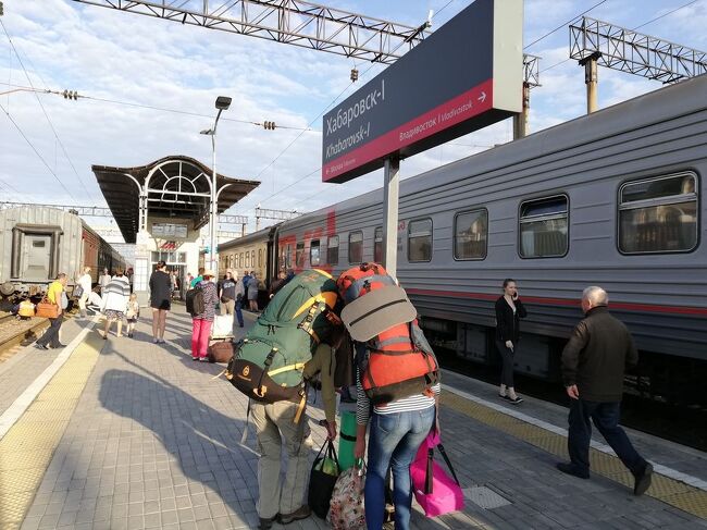 翌朝はハバロフスクで下車。