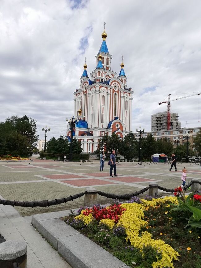 ウスペンスキー教会と、全体的に落ち着いた印象の街でした。<br /><br />