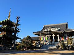 萬寿屋のおかみさんに、この辺では一番立派なお寺なので三学院にぜひ行ってみてくださいと言われました。
三重の塔のあるお寺は、関東七ヶ寺に数えられる由緒あるお寺です。