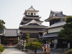 お城をバックに佇んでいるのは、奥平神社です。
お城が目立ちますが左下が奥平神社です。
小さいですが、お城と一緒に写真が撮れるので絵になる神社です。