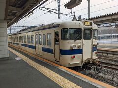今日の宿は朽網駅から一駅移動した苅田駅にあるので、電車で移動します。

到着した電車がこちら。

元JR常磐線沿線住人にとっては何とも懐かしい車両が到着です。