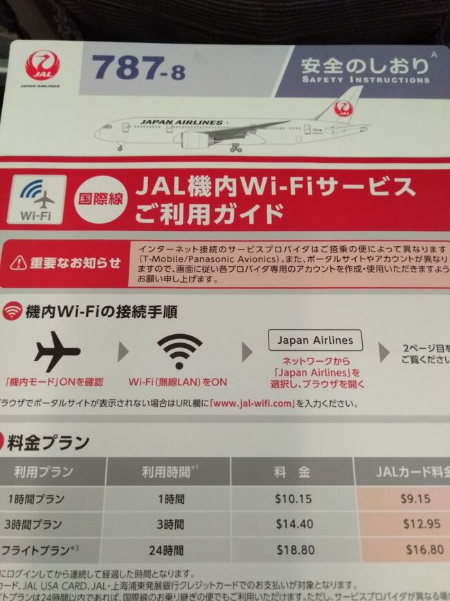 空港には1時間40分前には着いていたのですがボーディングパスを貰えたのは出発10分前を切っていた為、GHがクルー用のセキュリティーやイミグレを通してくれゲートまでアテンドしてくれました。GHがオフィスに確認している間にチェックインカウンターの前に椅子を出してくれたりと、こう言う所はさすがJAL！サービスがいいんだよなー。でも客が求めているサービスは椅子よりも出発できる方法や入国出来る方法を考えてくれる事なんだよ。<br />長い間カウンター１つを独占してしまったが、この日は搭乗者が限りなく少なく幸い他のお客さんに迷惑をお掛けする事は無かったと思うが他にもカウンターを独占して椅子を出して貰っている人がもう一人いました。