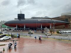 次は、海上自衛隊呉史料館（通称：鉄のくじら館）に向かったのですが。