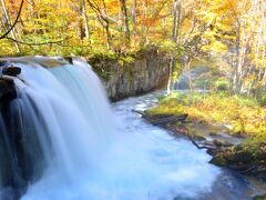 奥入瀬渓流には様々な滝があり、滝の音に心が癒やされる。こちらは奥入瀬渓流の中で最大の滝銚子大滝