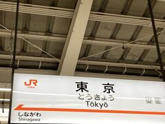 巣鴨駅から山手線で東京駅に到着。久しぶりの旅行で新幹線を見ただけでなぜかテンションが上がりました(笑)