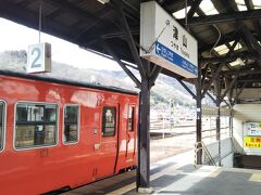 そして、「津山」に到着☆

津山駅には津山線の他に、姫新線（きしんせん）も乗り入れています。
どちらもローカル線です。