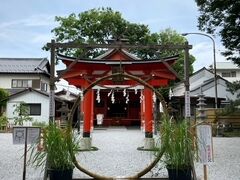 つづいてお参りをしたのは今宮神社です。
茅の輪があったので、くぐらせていただきました。