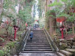箱根神社の階段。