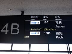 　ANA1851便で青森に向かいます。角館に行くのになぜ秋田空港じゃなくて青森空港かというと、単純に予約した時に秋田行きよりも青森行きが安かったからです。途中で18きっぷ使えない秋田内陸縦貫鉄道乗りますが、その運賃を考えてもトータルで考えると安かったです。