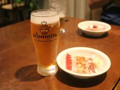 ホテルに戻り、ラウンジサービスでビールを飲んで一日の疲れをいやす。
またしても飲んでばかりの一日でした。