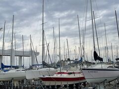 そこからヨットハーバー方面に歩いて行ってみました。

こちら側にもとびっちょ（先ほど食事したエリアにもお店があり大行列ができていました）があり、こちらの方が穴場かもしれません！