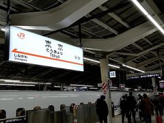 そして東京駅に、定刻で到着。。