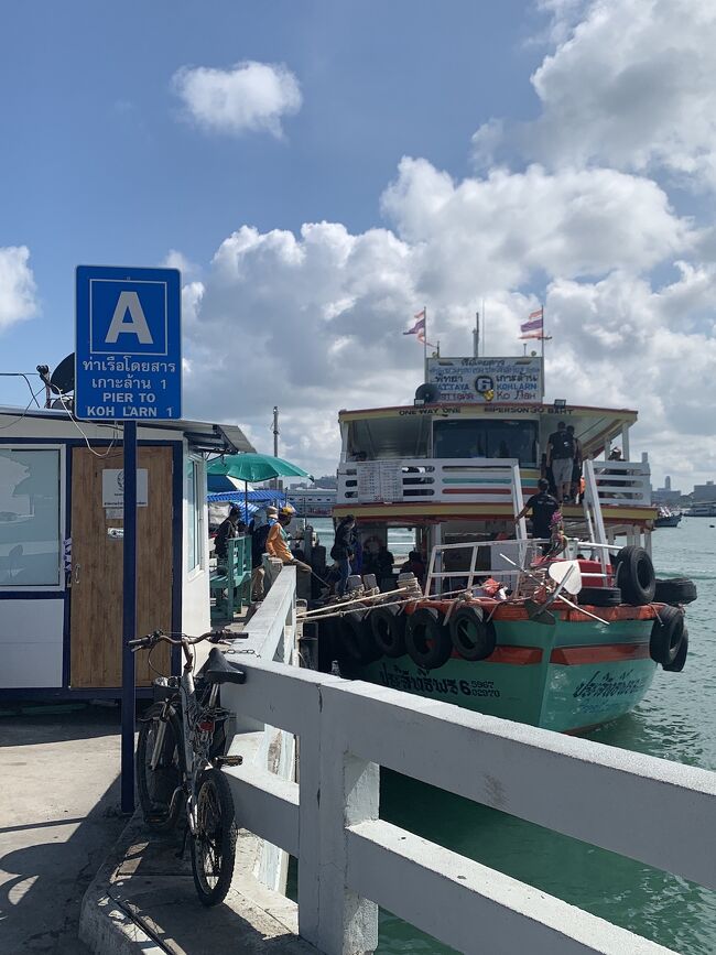 ギリギリフェリーに間に合ったわぁ！