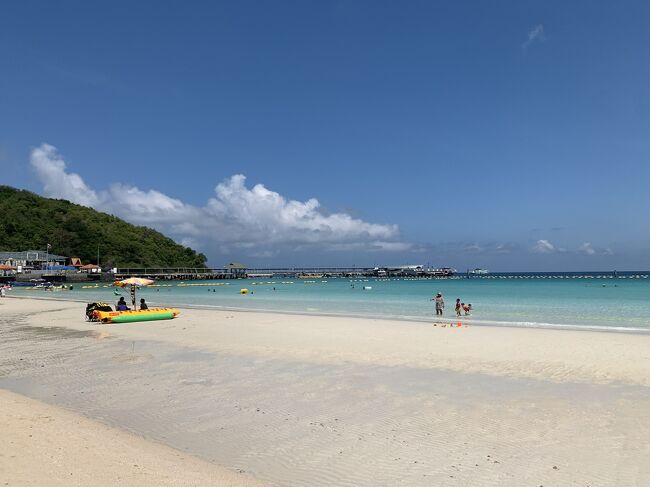 ここからは<br />キレイキレイなラン島を<br />コロナ禍でお客様も少なかったお陰でめちゃくちゃキレイなビーチ。<br />タイ人が多かったなぁー