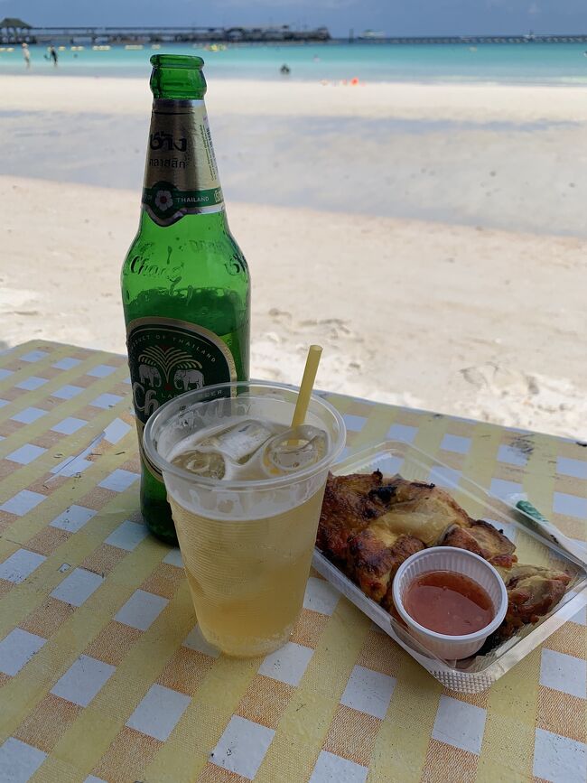 やっぱりアイスビールにガイヤーンでしょ！