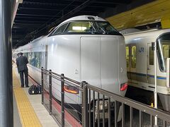 京都駅で大阪在住のぴーちゃんと落ち合いこちら特急はしだてに乗り換えます。