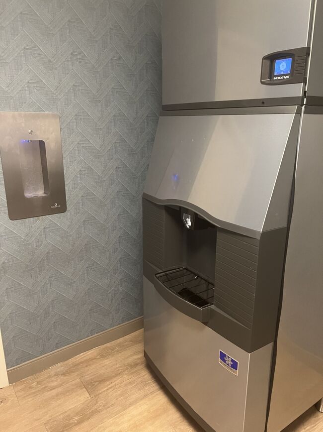 部屋に向かう途中にあった給水所