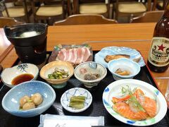 伊藤屋旅館に戻り夕食