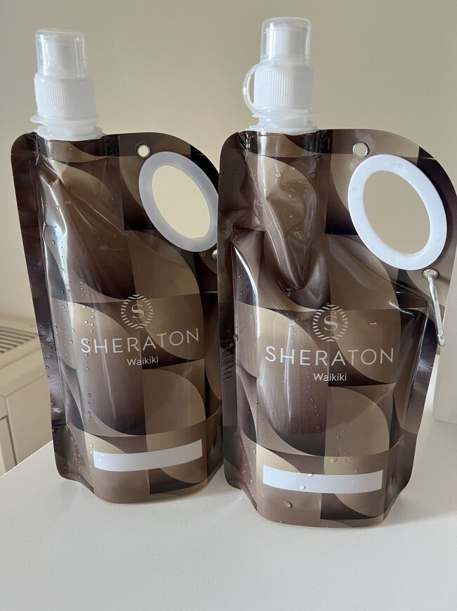 部屋にある給水用バッグ<br />私としてはペットボトルのほうが良かった・・<br />これ、持ち歩けないよ。