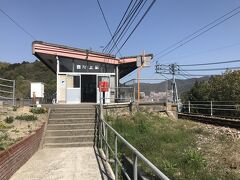 赤穂線西片上駅到着。
播州赤穂行き電車に乗車、播州赤穂駅に向かう。