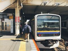 成田駅に戻って銚子行きに乗り込みます。