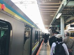 佐原駅でワンマンに乗り換え