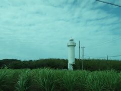 波照間島の一番高い場所に立てられた灯台ですが、海岸ではなく陸地の丘に建っています
