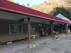 休憩で寄った甲斐大和の道の駅。あまり買いたいものはなかった。
