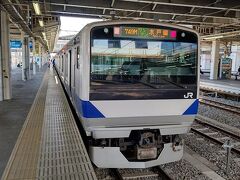 小山駅13:06発の水戸線普通で下館駅まで乗車します。