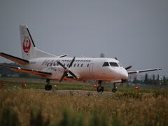 この公園、周りが開けており、さらに空港との境目のフェンスも少し低い場所にある。
そのため、滑走路場の機体がよく見える。