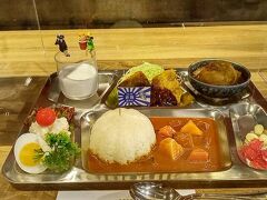 おすすめのそうりゅうテッパンカレーセット（見本）