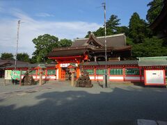 次に隣の高良神社を参拝。ここからも筑紫平野と筑後川を一望できました。