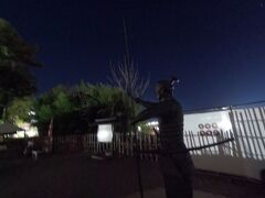 幸村像だったのですが、ライトアップされてないのでブレブレです