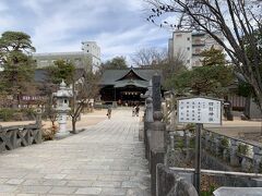 松本城大手門跡の近くにある四柱神社によりました。

こちらでも御朱印ゲット