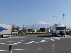 道の駅富士で休憩しました。