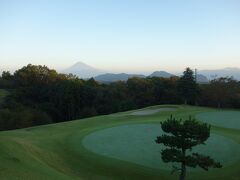 ゴルフ場と富士山