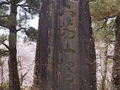 高遠の桜は明治8年頃に荒れたままになっていた高遠城址を何とかしようと、旧藩士達が馬場の桜を城址に移植したのが公園の桜の始まりだそうです。園内には巨大な石碑があり、「天下第一桜」と書かれてあります。