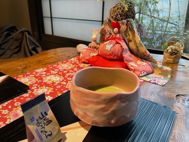 抹茶をいただきました。