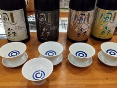 バスツアーの後は「奈良の酒蔵全部呑み うまっしゅ」さんへ。
風の森の飲み比べ。